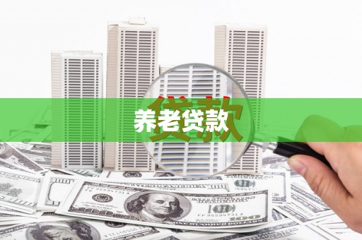 安化养老贷款