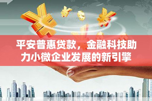 田林平安普惠贷款，金融科技助力小微企业发展的新引擎