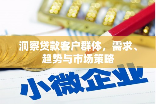 双清洞察贷款客户群体，需求、趋势与市场策略