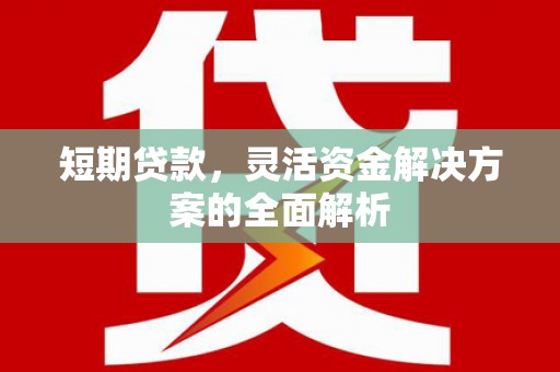 宣汉短期贷款，灵活资金解决方案的全面解析