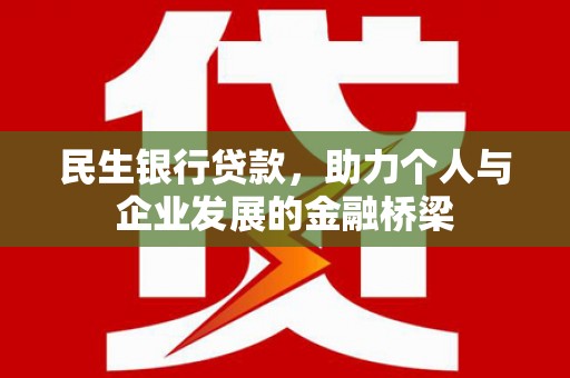 林园民生银行贷款，助力个人与企业发展的金融桥梁