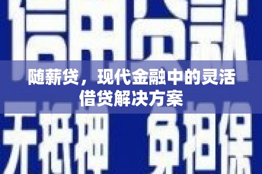 奎文随薪贷，现代金融中的灵活借贷解决方案