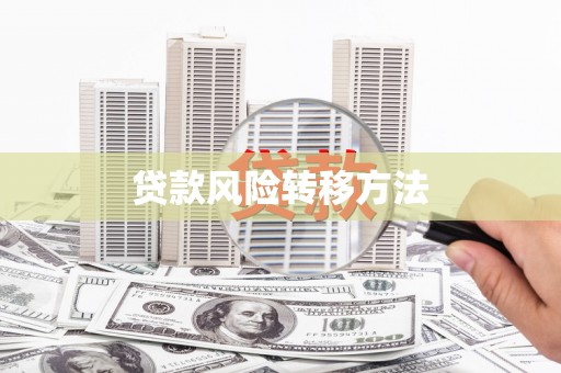 金阳贷款风险转移方法