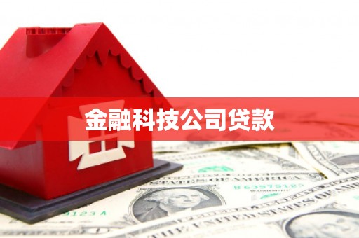 喜德金融科技公司贷款