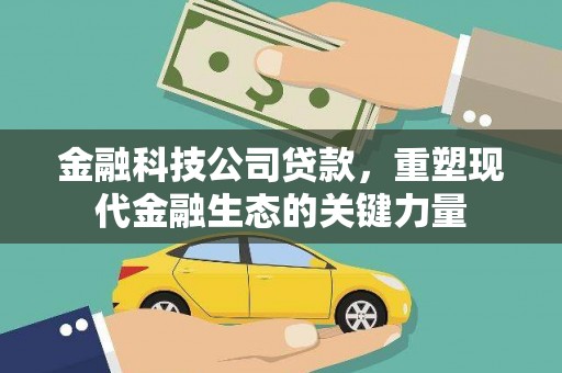 安县金融科技公司贷款，重塑现代金融生态的关键力量